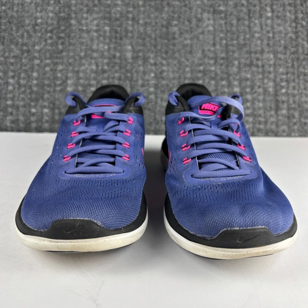 Nike Flex Experience RN 5 Running Shoes 830751-500 Size 12 Blue Pink Black